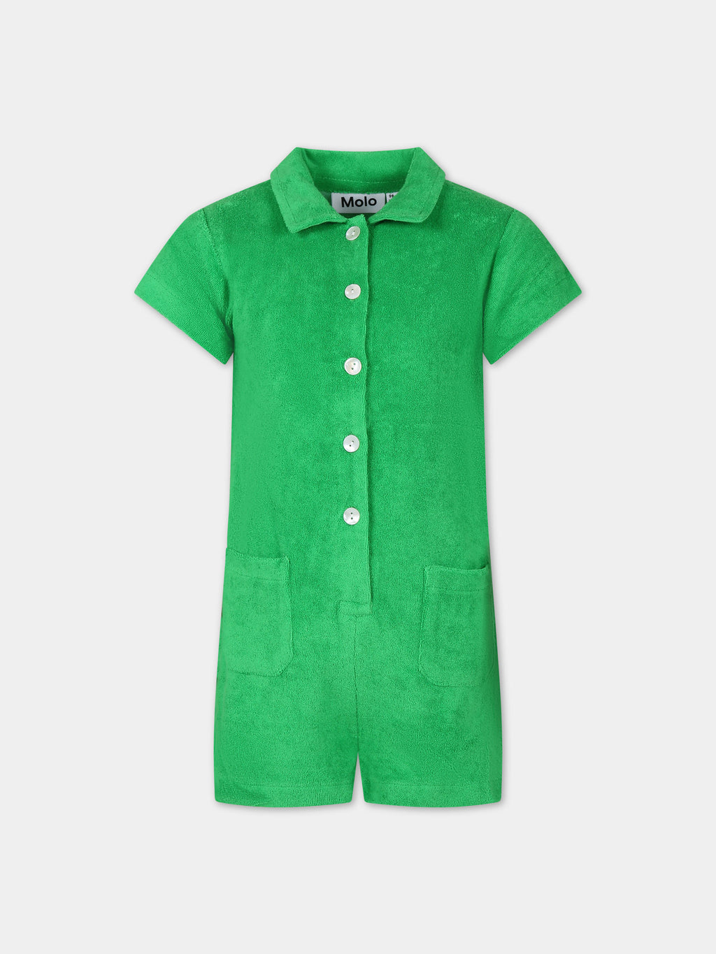 Green jumpsuit for girl